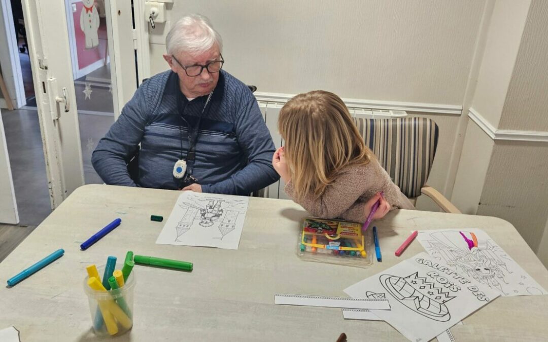 Rencontre à l’EHPAD pour les GS